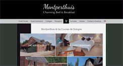 Desktop Screenshot of maison-hote-montperthuis.com