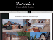 Tablet Screenshot of maison-hote-montperthuis.com